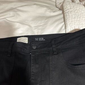 Anthropologie The Icon Flare Black denim jean